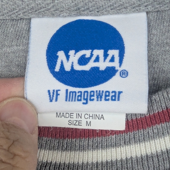 Oklahoma NCAA Medium Vintage Crewneck Sweatshirt Cool Arm Band - Picture 6 of 10